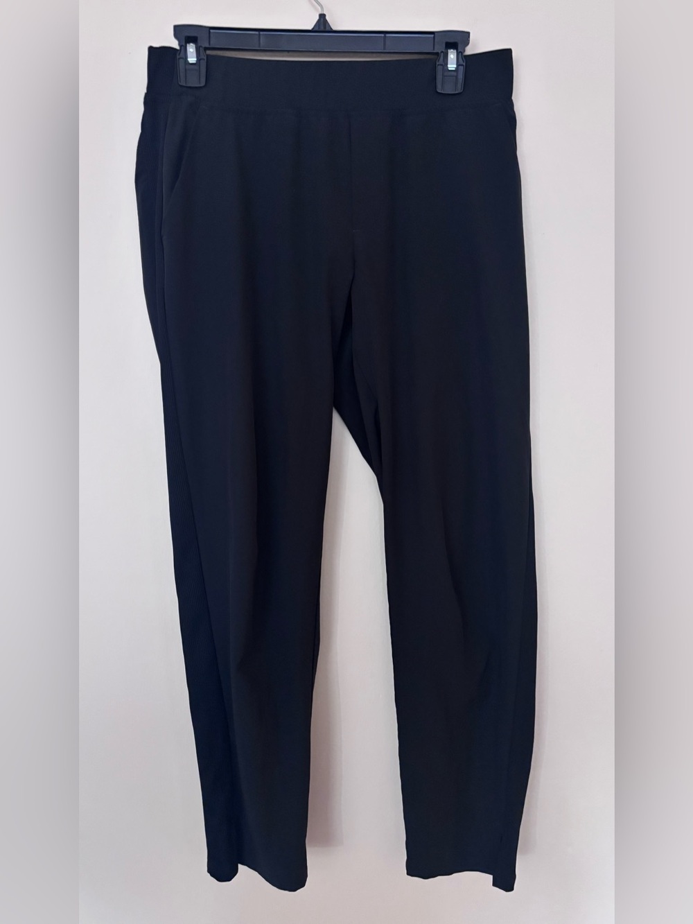 Quince Performance Tech Ankle Pants Black Women’s Small Stretch Pull On